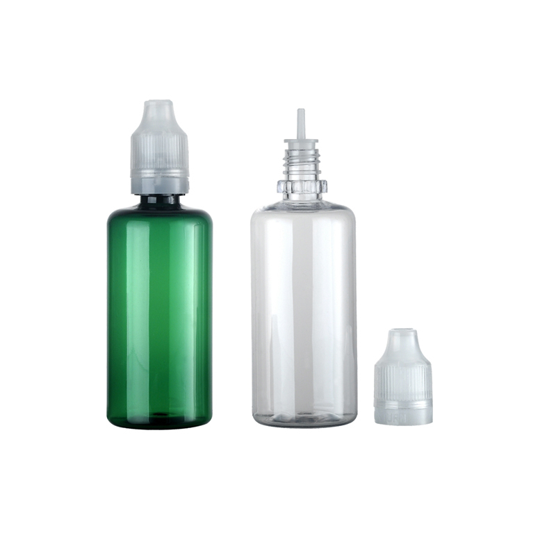 60ml Factory Plastic Pet Dispenser Packaging Water E-Juice Screw Cap Bottles for Essential Oil Sample