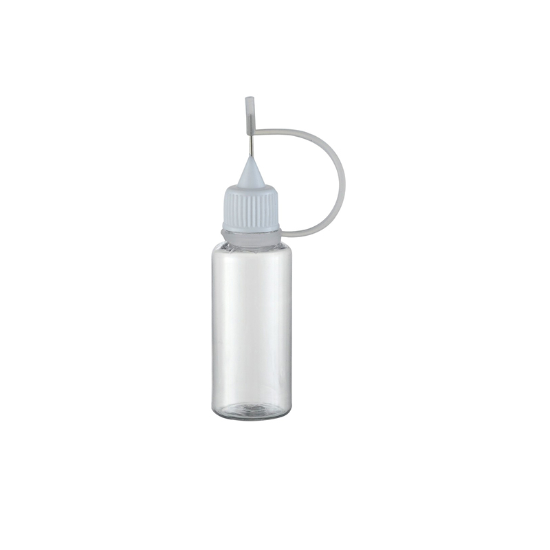 Pet03 15ml Factory Plastic Pet Dispenser Packaging Water E-Juice Needle Cap Bottles for Essential Oil Sample