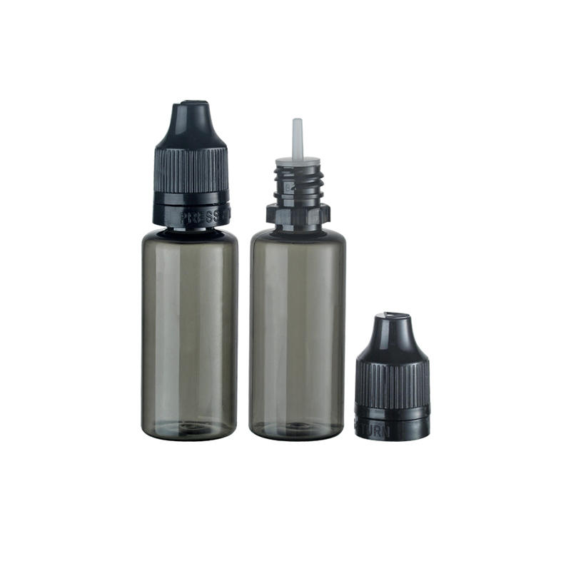 20ml Factory Plastic Pet Dispenser Packaging Water E-Juice Screw Cap Bottles for Essential Oil Sample