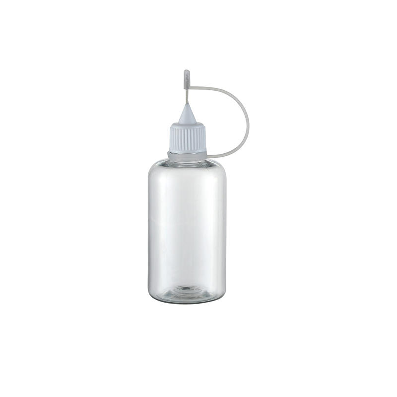 Pet03 30ml Factory Plastic Pet Dispenser Packaging Water E-Juice Needle Cap Bottles for Essential Oil Sample