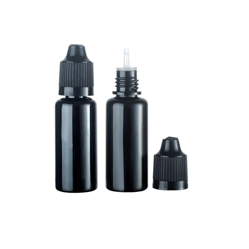 20ml Pet Water Cosmetic Dropper Spray E-Juice Packaging Bottle with Tamperptoof Screw Cap