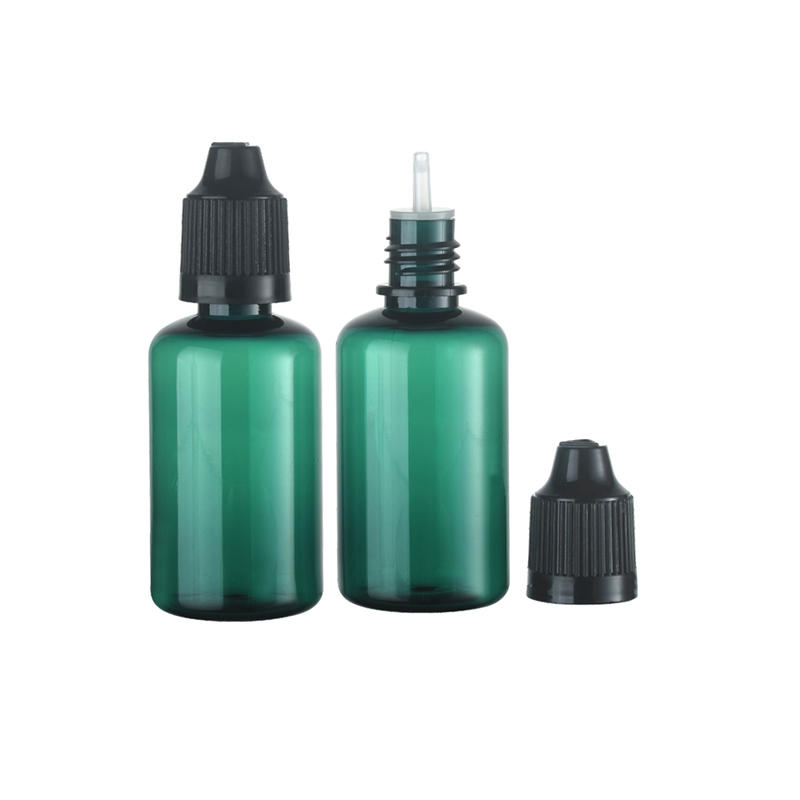30ml Pet Water Cosmetic Dropper Spray E-Juice Packaging Bottle with Tamperptoof Screw Cap