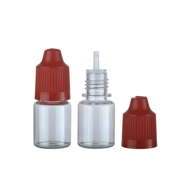 5ml Pet Water Cosmetic Dropper Spray E-Juice Packaging Bottle with Tamperptoof Screw Cap