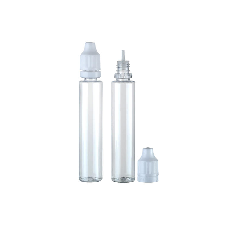 L30ml Factory Plastic Pet Dispenser Packaging Water E-Juice Screw Cap Bottles for Essential Oil Sample