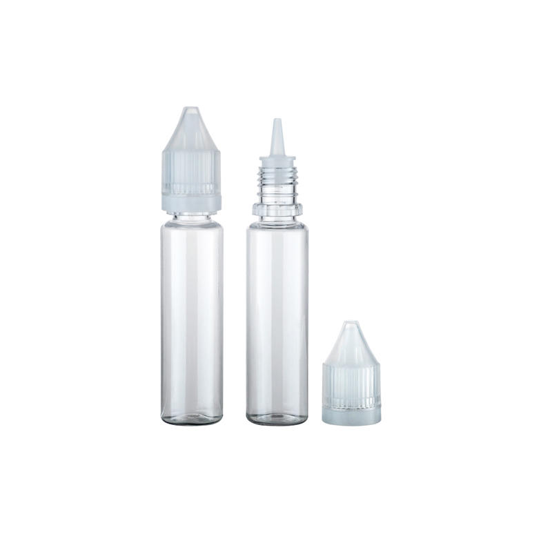 Pet04 20ml Factory Plastic Pet Dispenser Packaging Water E-Juice Screw Tamperproof Cap Storage Bottles for Essential Oil Sample