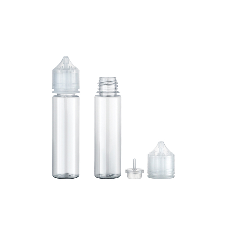 R60ml Plastic Pet Dispenser Packaging Bottles for Essential Oil Water Perfume Medicine Sample