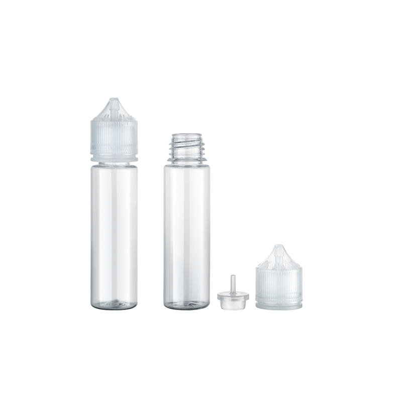 R60ml Plastic Pet Dispenser Packaging Bottles for Essential Oil Water Perfume Medicine Sample