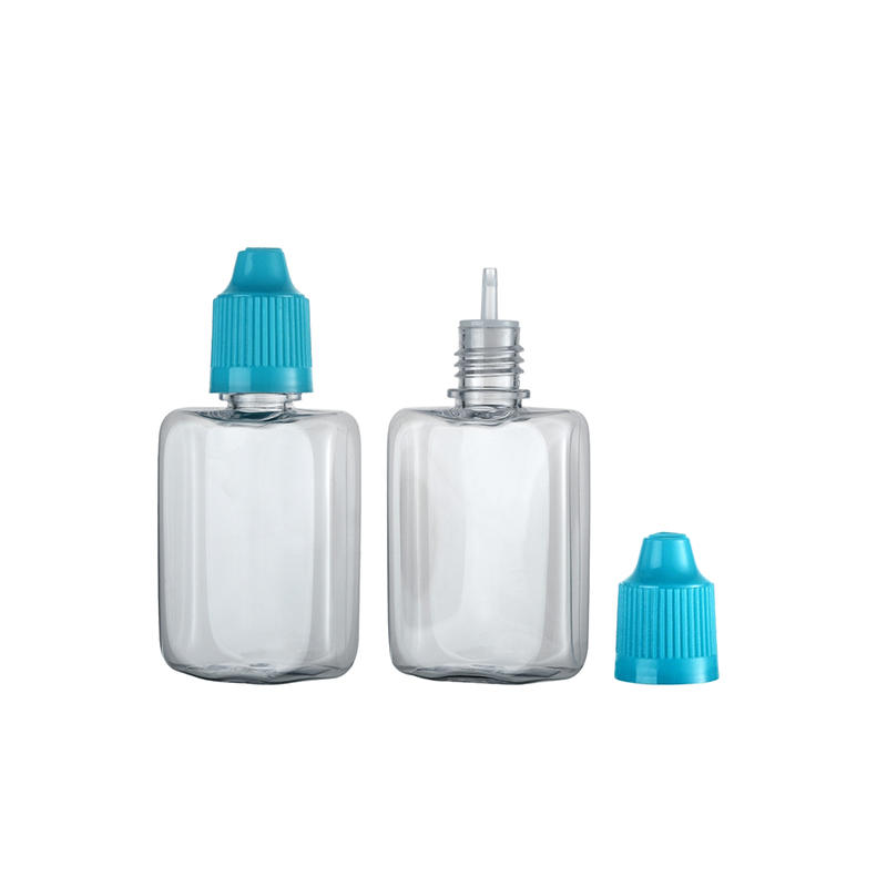 Pet07 F30ml Factory Plastic Pet Dispenser Packaging Water E-Juice Screw Tamperproof Cap Storage Bottles for Essential Oil Sample