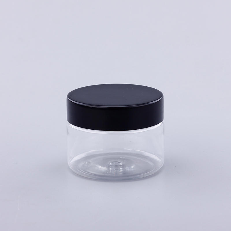 Ys-Co 05 Monolayer Wall Plastic Packaging Container Screw Cap Cosmetics Perfume Pet Glass Bottles Cream Jar
