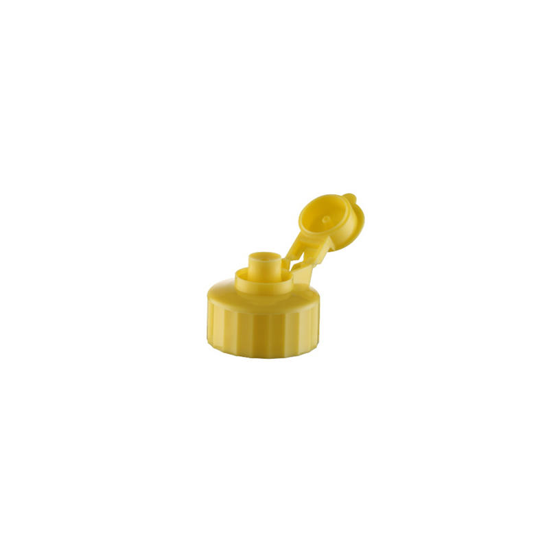 Cosmetic plastic bottle screw flip top cap-XR-CB 04