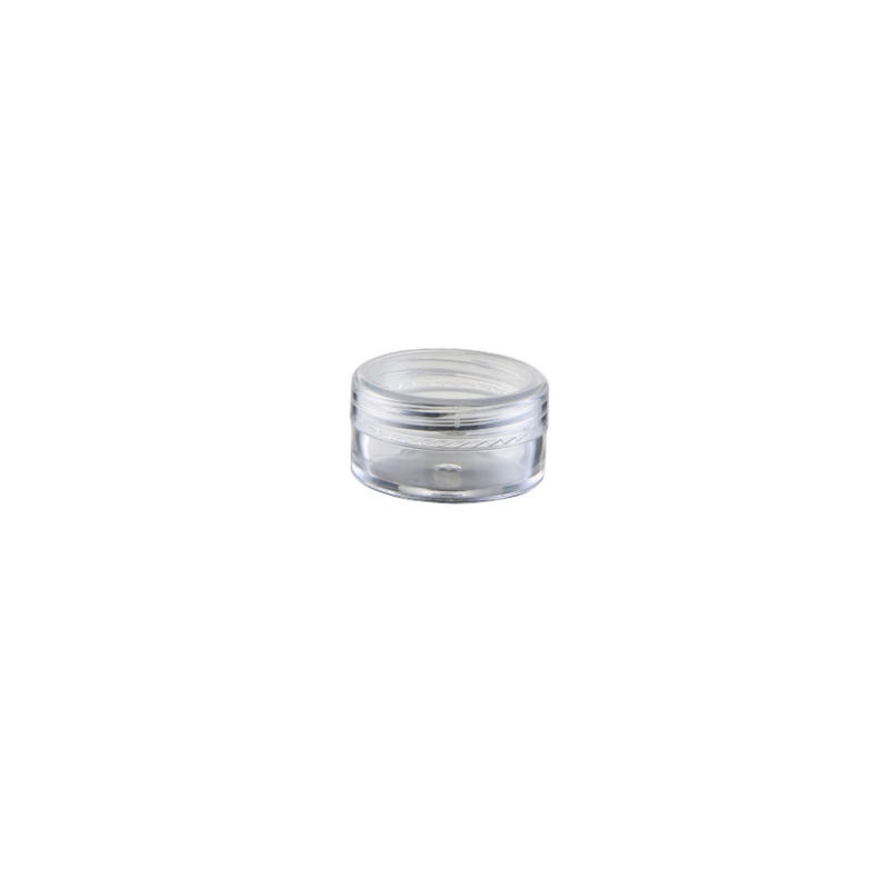 XR-Co-15 Monolayer Wall Plastic Packaging Container Screw Cap Cosmetics Perfume Pet Glass Bottles Cream Jar