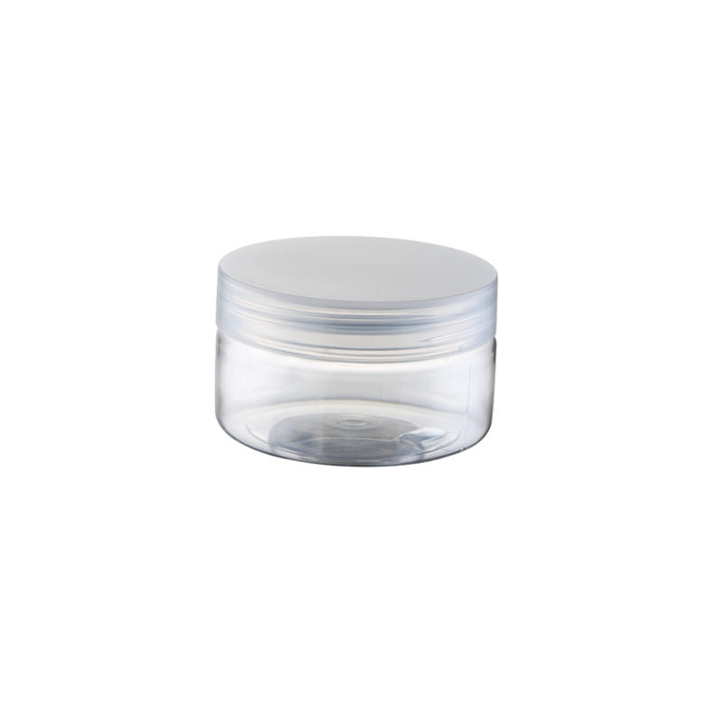 XR-Co-31 Monolayer Wall Plastic Packaging Container Screw Cap Cosmetics Perfume Pet Glass Bottles Cream Jar