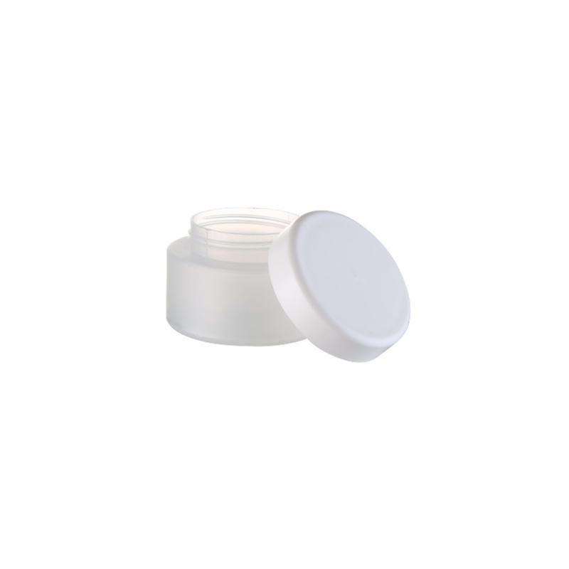 XR-Co-52 Monolayer Wall Plastic Packaging Container Screw Cap Cosmetics Perfume Pet Glass Bottles Cream Jar
