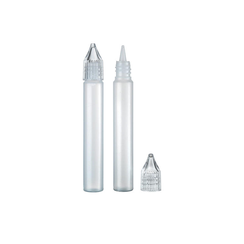 PE04 15ml Pet Water Cosmetic Dropper Spray E-Juice Packaging Bottle with Screw Cap