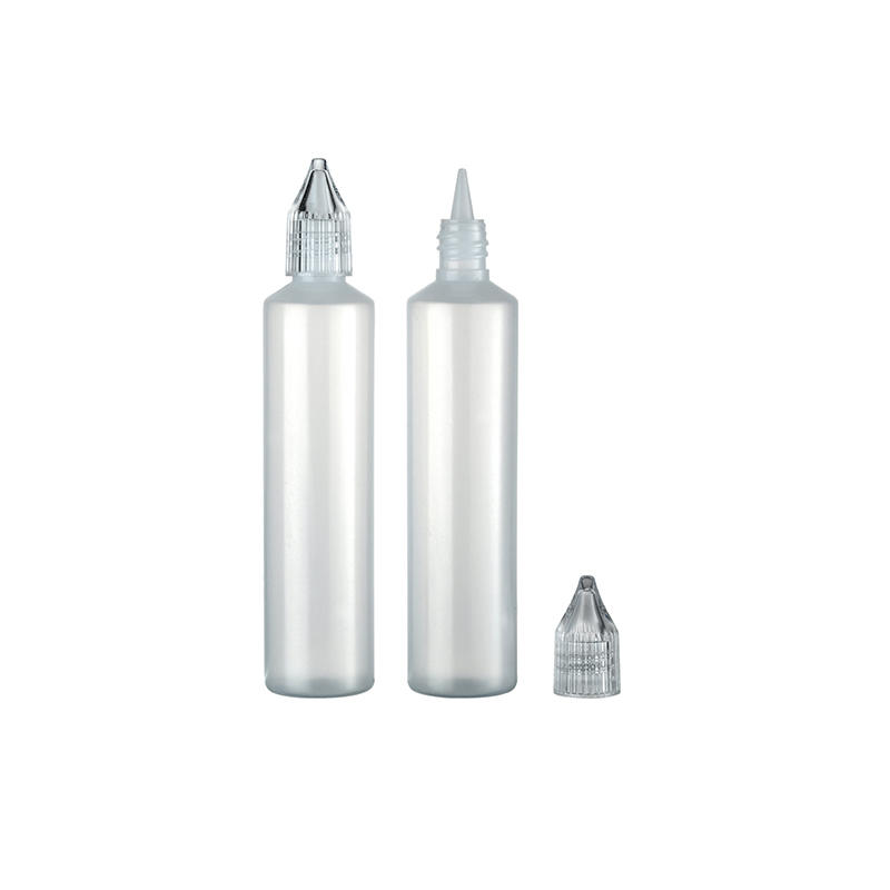 PE04 50ml PE Water Cosmetic Dropper Spray E-Juice Packaging Bottle with Screw Cap