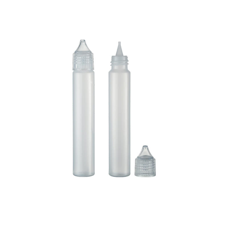 PE05 15ml PE Water Cosmetic Dropper Spray E-Juice Packaging Bottle with Screw Cap